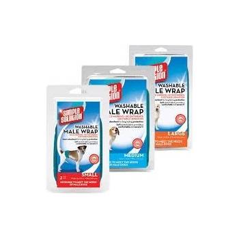 Simple Solution M - Mногократен памперс за мъжки кучета 30 - 58 см