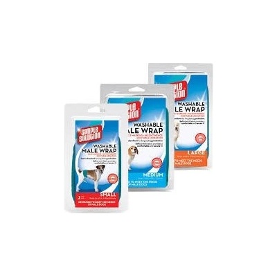 Simple Solution M - Mногократен памперс за мъжки кучета 30 - 58 см