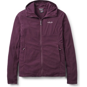Rab Дамско поларено яке Rab Women's Tecton Hoody Fleece jacket - Mulberry - размер 40 (EU) (105-7709-0213)