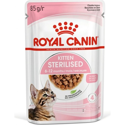 Royal Canin Kitten Sterilized gravy 12 x 85 g