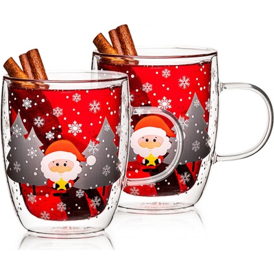 4Home Termo sklenice Mug Santa Hot&Cool 2 x 270 ml