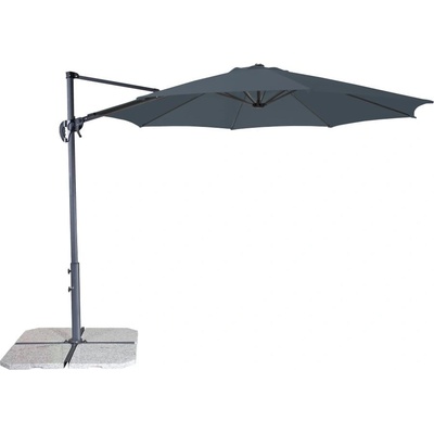 Doppler Ravenna Smart Závesný slnečník, antracit, 300 cm, 453248840