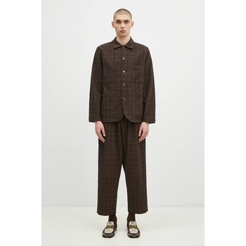 Universal Works Вълнена риза Universal Works (31111.BLACK)