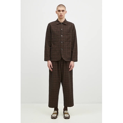 Universal Works Вълнена риза Universal Works (31111.BLACK)