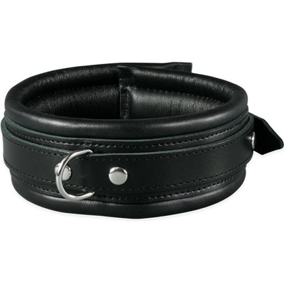 Kiotos Leather Collar - Kožený obojek Černá 5cm