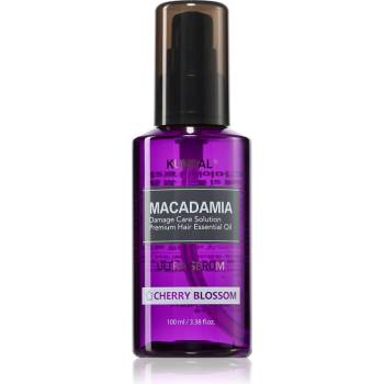 KUNDAL Macadamia Ultra Serum Cherry Blossom регенериращ серум за масло за увредена коса 100ml