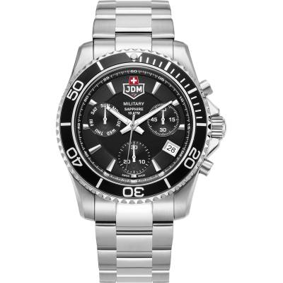 JDM Мъжки часовник JDM Military Sapphire Sierra Chrono JDM-WG019-01 (JDM-WG019-01)