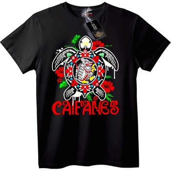 NOONEBRAND Тениска Костенурка Caifanes урбан - M, Black