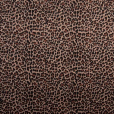 Kabátovina hrdzavo-čierny zvierací vzor, š.150