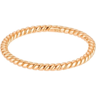 Olivie Stříbrný zatočený prsten ROSE 8841