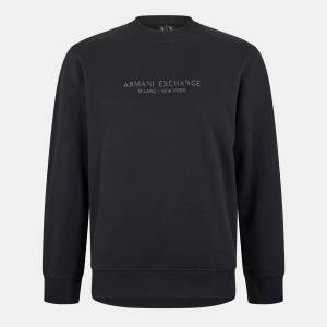 Giorgio Armani Блуза Armani Exchange Men's Crew Sweatshirt - Black UC001