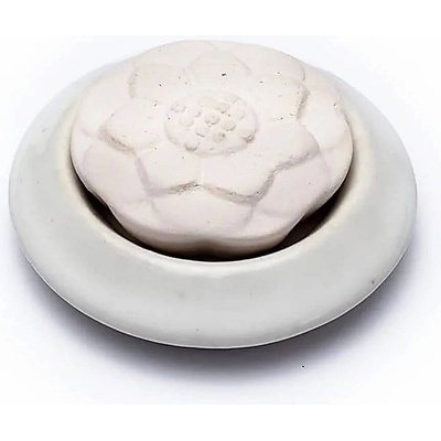 Nefertitis Keramický aroma difuzér Lotosový květ bílý NF55352 cca 7,5 cm – Zboží Dáma