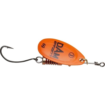 Dam Blyskáč Effzett Spinner With Single Hooks Sinking Orange veľ.2 4g