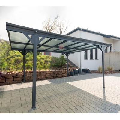 Westmann Helsinky hliníkový prístrešok pre auto, 503x305 cm
