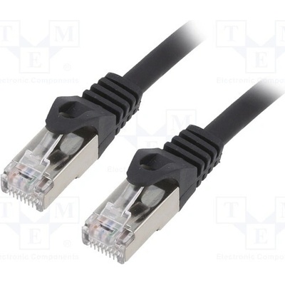 Gembird PP6A-LSZHCU-BK-1.5M patch, RJ45 cat.6A SFTP LSZH, 1,5m, černý
