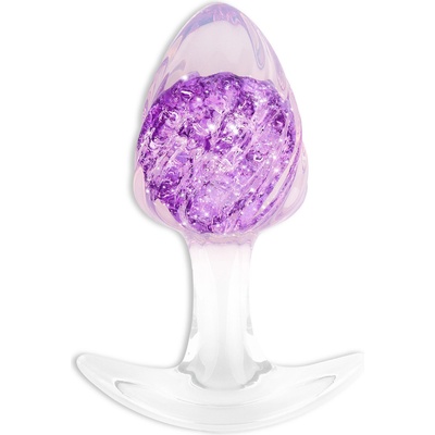 ToyJoy Anal Play Crystal Butt Plug Medium Purple