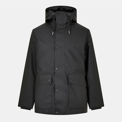 Rains Анорак Rains Men's Nome Waterproof Insulated Hooded Parka - Black 01