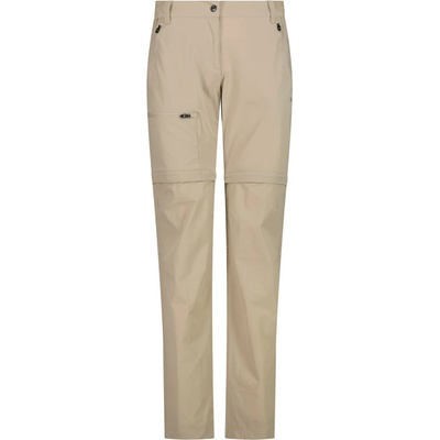 CMP Дамски панталон със свалящи крачоли CMP Women's 4-Way Stretch Zip Off Pant Zip-off trousers - Sabbia - размер 36 (EU) (110-1506-0512)