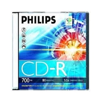 Philips Записваем компактдиск philips 700mb 52x тънък корпус ph778206 (ph778206)