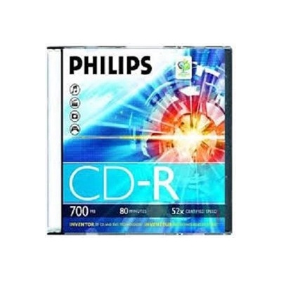 Philips Записваем компактдиск philips 700mb 52x тънък корпус ph778206 (ph778206)