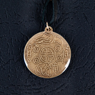 Amulet Symbols Symbol 02 Korejská mince štěstí
