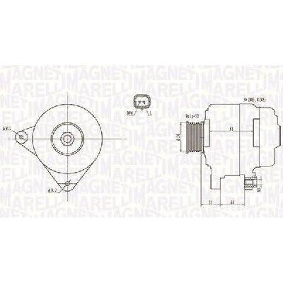 generátor MAGNETI MARELLI 063731959010