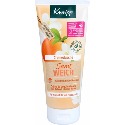 Kneipp As Soft As Velvet Body Wash Apricot & Marula sprchový gél 200 ml