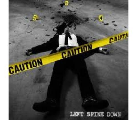 LEFT SPINE DOWN: CAUTION CD