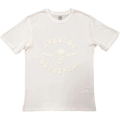 Avenged Sevenfold Classic Deathbat (Hi-Build White-On-White) White L Риза (ASTS45MW03)