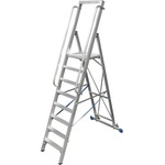 KRAUSE Двураменна алуминиева стълба с голяма платформа Krause Stabilo 12 (07127822)