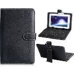  Tablet Bag 7" Leather + Keyboard, Black (G0214B)