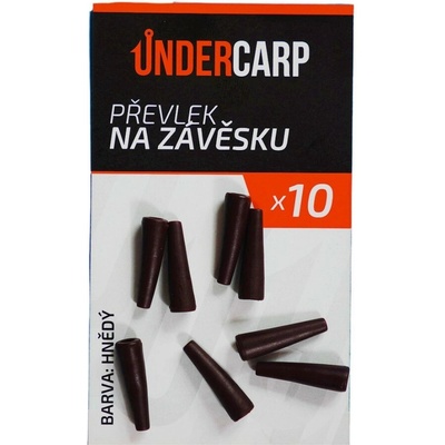 UnderCarp prevleky Prevlek na zavesku hnedy 10 ks