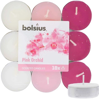 Bolsius Scented Tealights Pink Orchid чаена свещ 18 x 20 гр