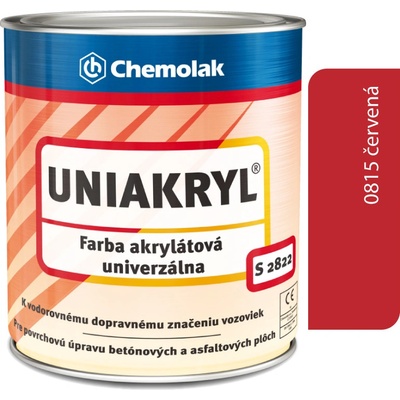 CHEMOLAK UNIAKRYL S2822 0815-červená, 5kg