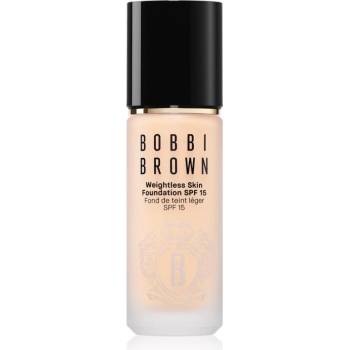 Bobbi Brown Weightless Skin Foundation SPF 15 дълготраен фон дьо тен с хидратиращ ефект цвят Porcelain 30ml