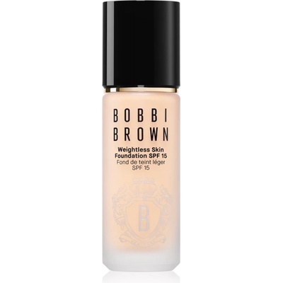 Bobbi Brown Weightless Skin Foundation SPF 15 дълготраен фон дьо тен с хидратиращ ефект цвят Porcelain 30ml