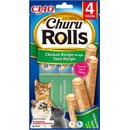 Krmivo pro kočky Churu Cat Rolls Chicken wraps&Tuna Scallop cr. 4 x 10 g