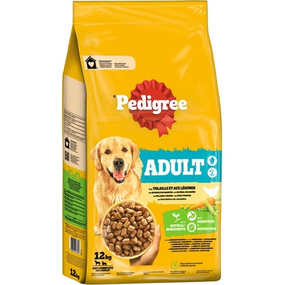 Pedigree Adult drůbeží a zelenina 2 x 12 kg