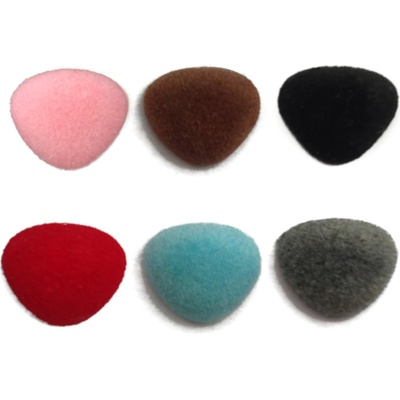 Nos bezpečnostní trojúhelníkový plyšový - 15mm, modrá