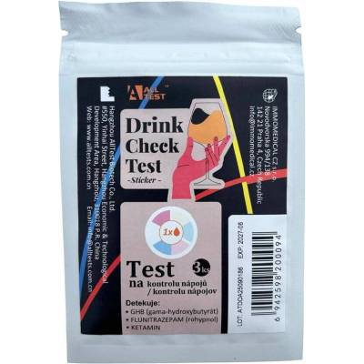 ALLTEST Drink Check Test GHB/FLZ/KET 3 ks