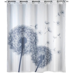 WENKO Бяла завеса за душ с покритие против мухъл Dandelions, 180 x 200 cm Astera - Wenko (22493100)