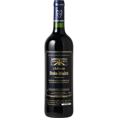 Château Bois-Malot Tradition Bordeaux Supérieur červené 2012 13,5% 0,75 (holá láhev)