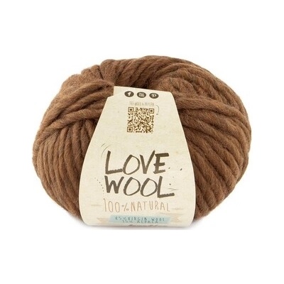 LOVE WOOL Katia Farby LOVE WOOL: 131 čokoládovo hnedá - NOVÁ