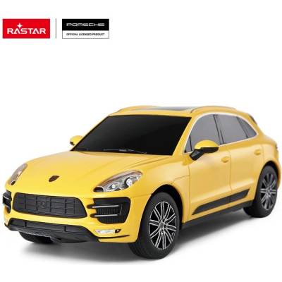 Rastar Porsche Macan Turbo RC auto RTR 1:24 žluté