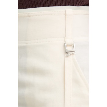 Patrizia Pepe къс панталон женски с добавен лен (2P1760.A052)