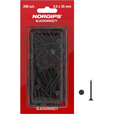 NORGIPS Šrouby do plechu 3,5x45 mm 100 ks