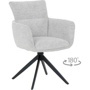 Carmen Трапезен стол giles - бял меланж (3532265) - tierradesign