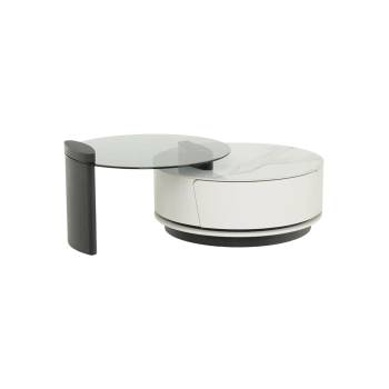 Carmen Холна маса STANLEY - чернo-бялa