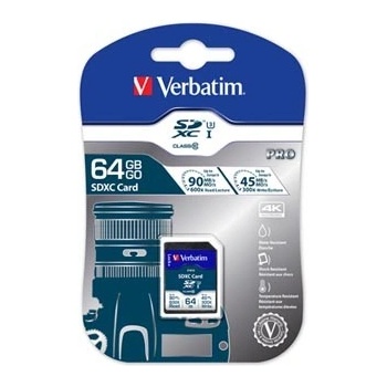 Verbatim SDXC UHS-I U3 64GB 47022