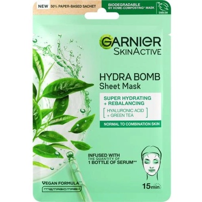 Garnier Skin Naturals Moisture + Freshness хидратираща и освежаваща текстилна маска за лице за жени